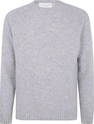 FILIPPO DE LAURENTIIS Raglan Sleeves Round Neck Sweater