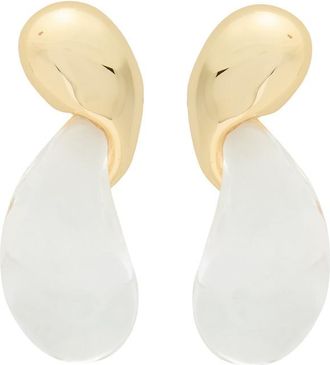 Alexis Bittar Alexis Bittar Liquid Lucite 14kt Gold-plated Drop Earrings - One Size