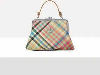Vivienne Westwood Granny Frame Purse Buccia Darancia Heather-plaid One Size Women