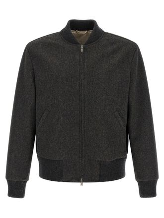 Lardini Virgin Wool Mens Bomber