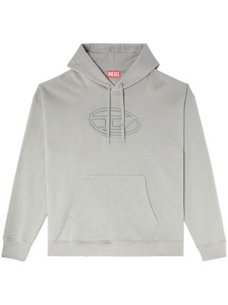 Diesel S-Ummer-Bigoval hoodie - Grijs