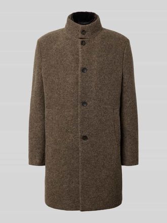 Cinque Mantel aus Schurwoll-Mix Modell BURTON in Taupe, Gr&ouml;&szlig;e 102