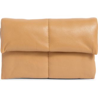 AllSaints Ezra Quilted Crossbody Bag in Tan Brown at Nordstrom Rack