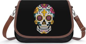 Generic Mexican Sugar Skull Fashion Womens Crossbody Bags Novelty Handbag Shoulder Bag Purse