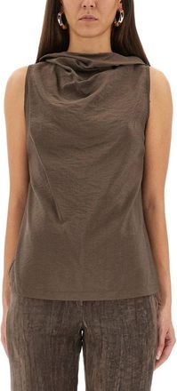 Alysi Silk Canvas Top