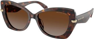 Michael Kors Stijlvolle zonnebril Atlanta 4031T5 - Dames - Zonnebrillen - Bruin - 55 MM - Accessoires