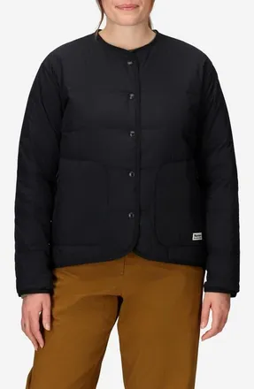 Marmot Ares Collarless 700 Fill Power Down Jacket in Black at Nordstrom, Size X-Large