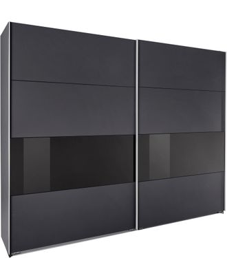 Wimex Schwebetürenschrank »Bramfeld TOPSELLER Kleiderschrank« mit Glaselementen und zusätzlichen Einlegeböden