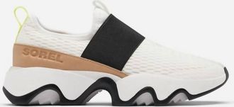 Sorel Womens Kinetic Impact Ii Strap Sneaker In Sea Salt/black