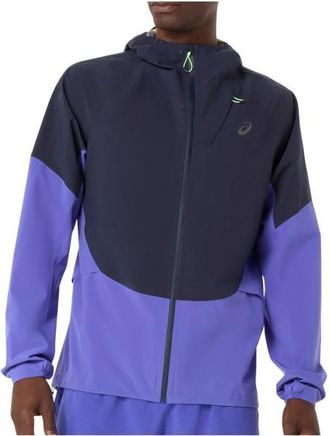 Asics Metarun Legend Jacket Laufjacke f&uuml;r Herren | blau/lila