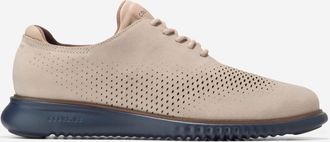 Cole Haan Mens 2.ZER&Oslash;GRAND Laser Wingtip Oxford Shoes - Brown Size 10.5