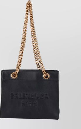 Balenciaga chain strap tote bags with gold-tone hardware