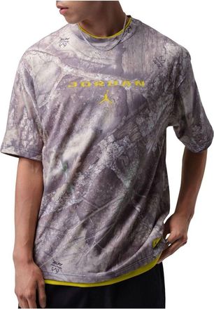 Nike Jordan Air Jordan Brooklyn Realtree T-Shirt White Bright Citron IO0109-100