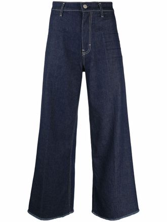 Haikure high-waisted wide-leg jeans - Blue
