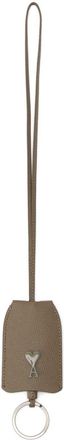Ami leather cloche keyring - unisex - Leather - OS - Brown