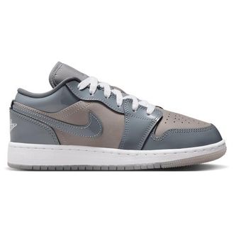 Nike Jordan Boys Air 1 Low SE - Boys Grade School Basketball Shoes Medium Grey/Cool Grey/White Size 4.0