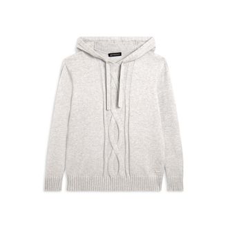 Freddy Maglia donna con cappuccio e treccia frontale