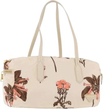 Prada Pre-owned Handbags, female, Beige, Size: ONE SIZE Pre-owned Vintage Hand Bag