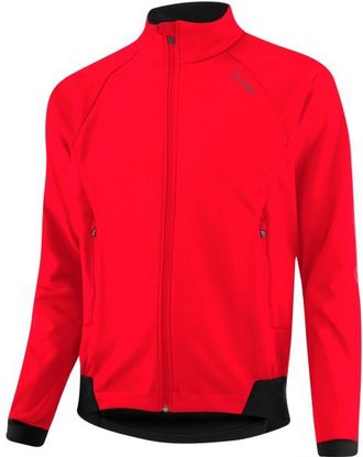 LOEFFLER Bike Jacket Cosmo CF Airblocc Warm Velojacke f&uuml;r Herren | rot