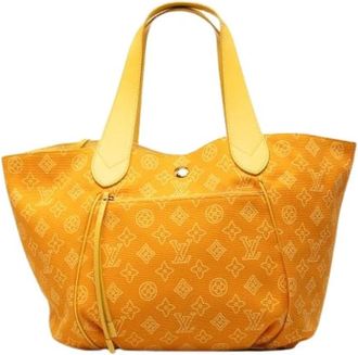 Louis Vuitton Pre-owned Cabas Ipanema PM - Dames - Vintage Shopper - Geel - ONE Size - Leer - Vintage