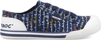 Rocket Dog Jazzin Radio Katoenen Dames Blauwe Sneakers