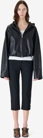 Iro Tulum Leather Jacket in Black at Nordstrom, Size 34 Eu