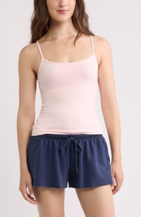 BP. Core Cotton Blend Camisole in Pink Dogwood at Nordstrom, Size Xx-Small