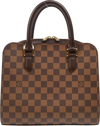 Louis Vuitton Triana Bag Damier Brown Canvas Handbag (Pre-Owned)