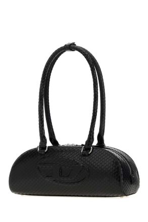 Diesel Womens Black Leather 1dr Dome Shoulder Bag T8013 Borse A Mano