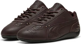 Puma Speedcat Embellished Sneaker in Kona Brown/puma Black at Nordstrom, Size 10.5