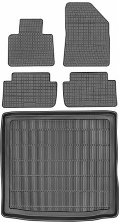 OEM Juego De Alfombrillas De Goma Para Coche Y Maletero Para Citro&euml;n C5 Ii Kombi/tourer (2009-2017)