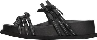 N&deg;21 Leren Mules - Dames - Sandalen - Zwart - 37 EU - Leer - Schoenen