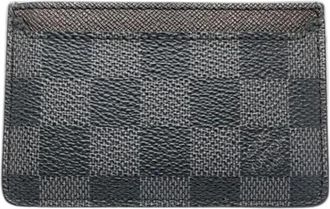 Louis Vuitton Pre-owned Wallets, male, Black, Size: ONE SIZE Pre-owned Card Case