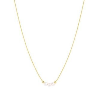 Set & Stones Preslee Pearl Necklace in Gold at Nordstrom