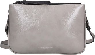 Gianni Chiarini Leren Tas - Dames - Schoudertassen - Grijs - ONE Size - Leer - Tassen
