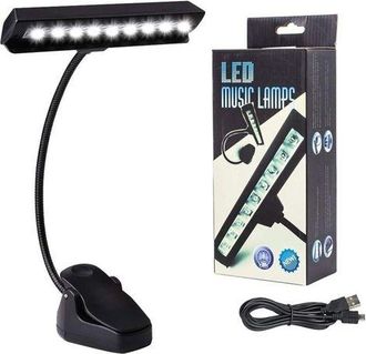 OEM L&aacute;mpara De Escritorio Led Recargable Con Clip Jinfgerne: Flexible, Port&aacute;til E Ideal Para Leer, Tocar El Piano, La Oficina Y Viajar