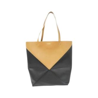 Loewe Pre-owned Tote Bags, unisex, Black, Size: ONE SIZE Pre-owned Shoulder Bag