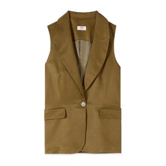 Oltre Dames, Jassen, Groen, Maat: 4XL Linnen
