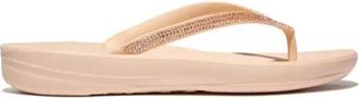 FitFlop FitFlop Iqushion DG5-A41 Flip Flop Sandals Women Rose Foam Ombre Sparkle Slipper