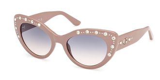 Guess GU00163 57W Womens Sunglasses Brown Size 54