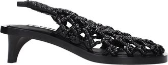 Jil Sander sandalen voor dames zwarte verf