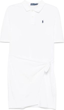 Polo Ralph Lauren Abito corto drappeggiato - Bianco