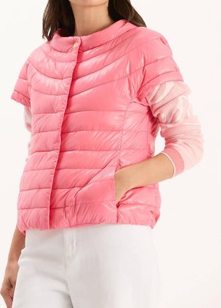 Tyler B&ouml;e Shelly Puffer Vest In Coral