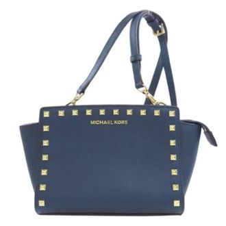 Michael Kors Pre-owned Cross Body Bags, female, Blue, Size: ONE SIZE Pre-owned Plastic shoulder-bags