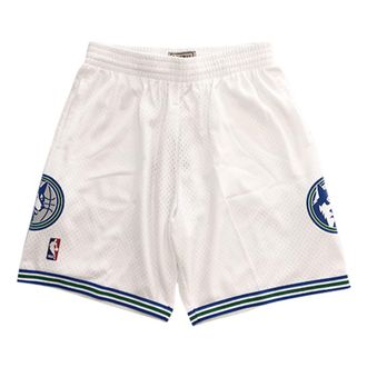 Mitchell & Ness NBA Swingman Shorts Minnesota Timberwolves 1995-96 White SMSHSB19045-MTIWHIT95