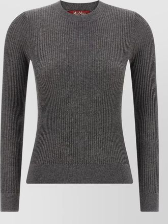 Max Mara silk wool ribbed sweater
