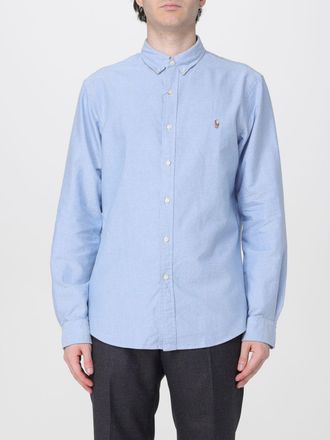 Polo Ralph Lauren Slim Fit Cotton Poplin Shirt with Embroidered Pony Logo