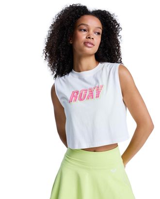 Roxy Shirttop ROXY Essential Energy, Damen, Gr. XXL, coconut milk, Obermaterial: 100% Walkfrottier;, Tops Shirttop