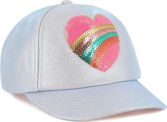 BILLIEBLUSH Cappello da baseball Rainbow Heart - Argento