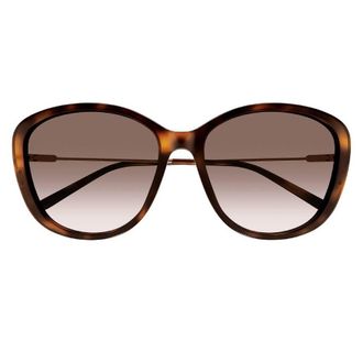 Chlo&eacute; Brown Gradient Butterfly Ladies Sunglasses CH0175SK 002 59